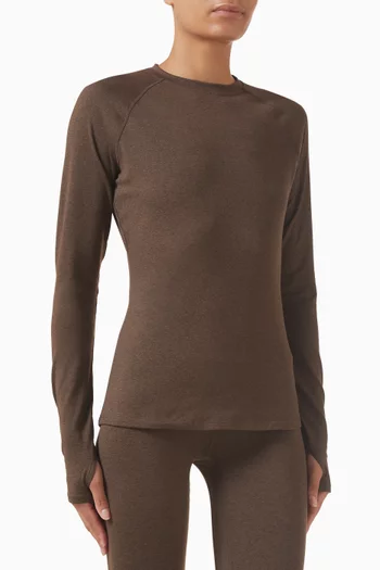 سترة أولويز وورم بفتحة رقبة مستديرة