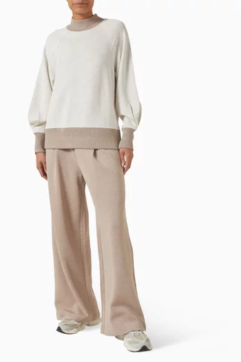 سترة لوكسلي بقصة بويفريند وأكمام رغلان قماش دابل سوفت