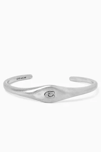 Signet C Open Bracelet