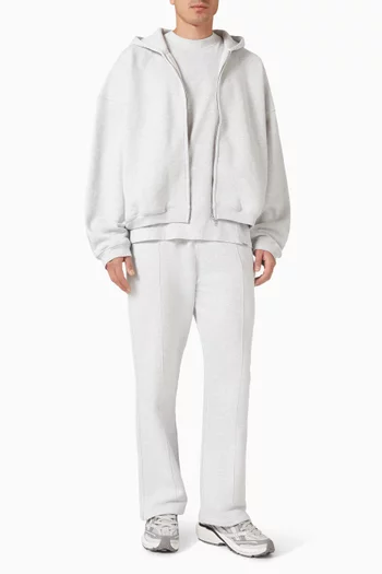 Initial Zip Hoodie in Cotton