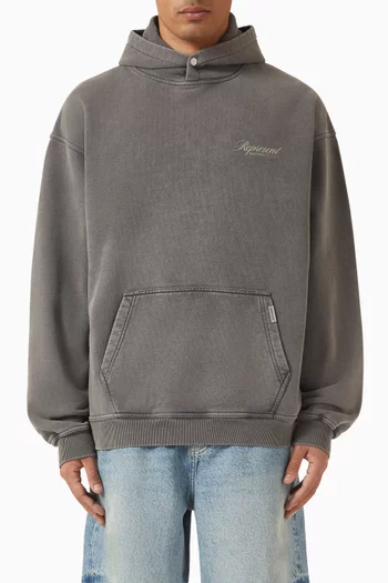 Owners Club Script Hoodie in Cotton-jersey