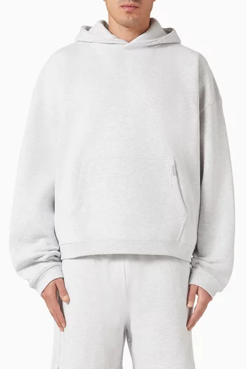 Initial Boxy Hoodie in Cotton