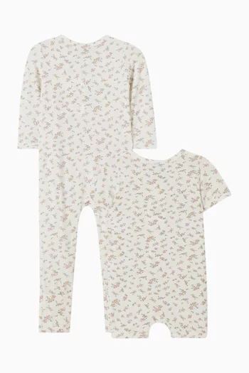 Blossom Pyjama & Romper Set, Pack of 2