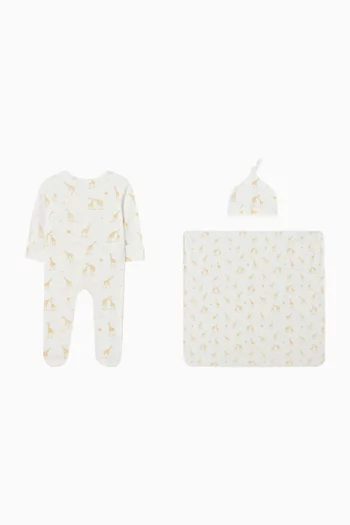 3-Piece Gift Set in Organic Cotton