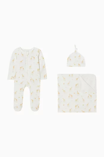 3-Piece Gift Set in Organic Cotton