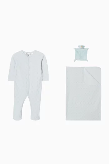 Blue Spot 3-piece Gift Set in Cotton-blend