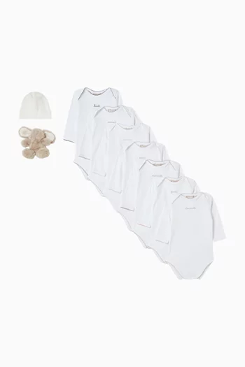 طقم لباس قطعة واحدة قطن، 7 قطع