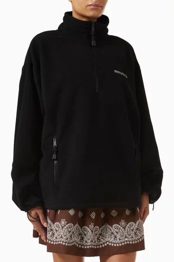 Oversized Sweatshirt in Fleece