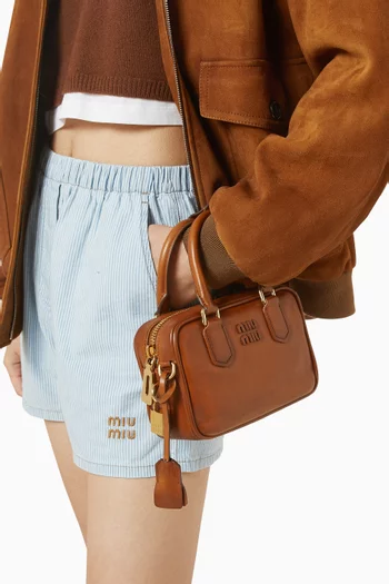 Arcadie Top-handle Bag in Leather