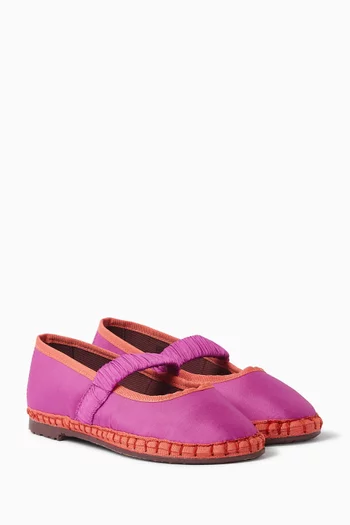 Mafalda Ballet Flats in Silk