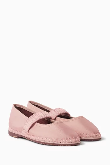 Mafalda Ballet Flats in Silk