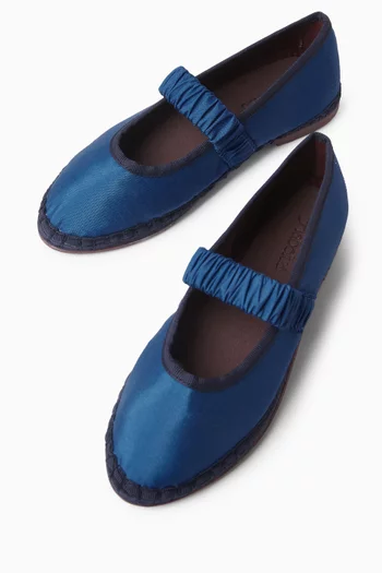 Mafalda Ballet Flats in Silk