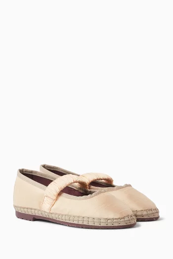 Mafalda Ballet Flats in Silk