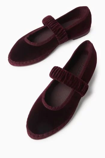 Mafalda Ballet Flats in Velvet
