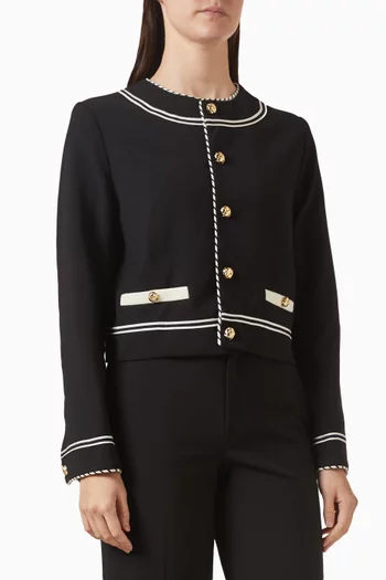 The Prim Jacket in Viscose Blend