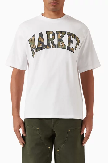 Camo Arc T-shirt in Cotton