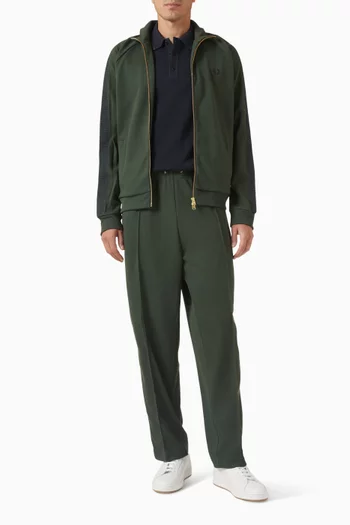 تي شيرت بولو منسوج بحياكة بيكيه قطن