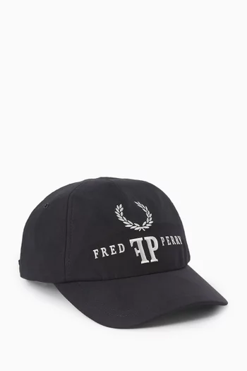 Monogram Cap in Microfibre