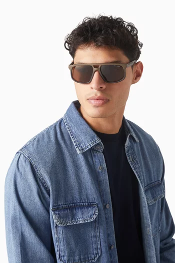 نظارة شمسية إيربان رياضية بإطار بايلوت