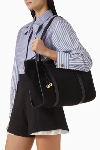 Medium 150 Shopping Bag in Suede
