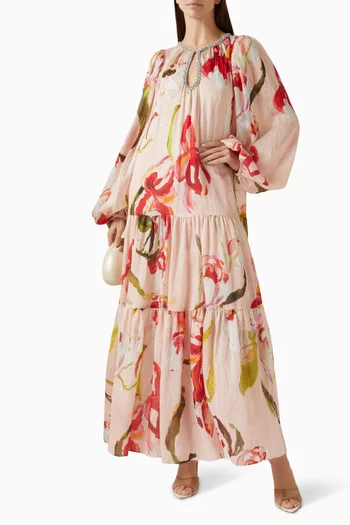 Brosscroft Embellished Dress in Lyocell Blend