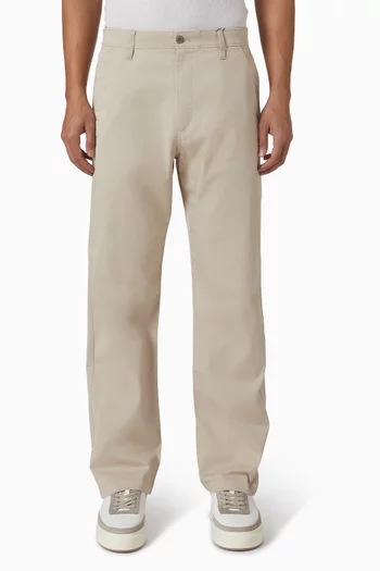 90's Straight Pants in Cotton-blend