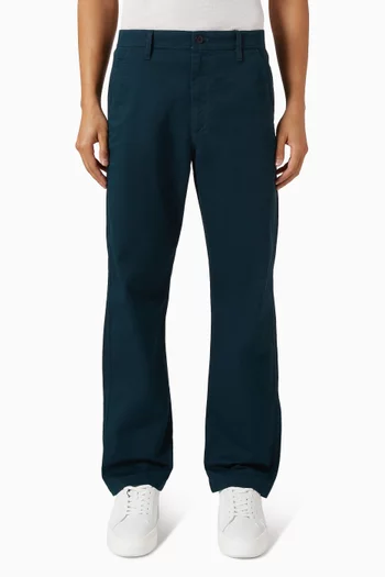 بنطال بقصة ساق مستقيمة من التسعينيات مزيج قطن