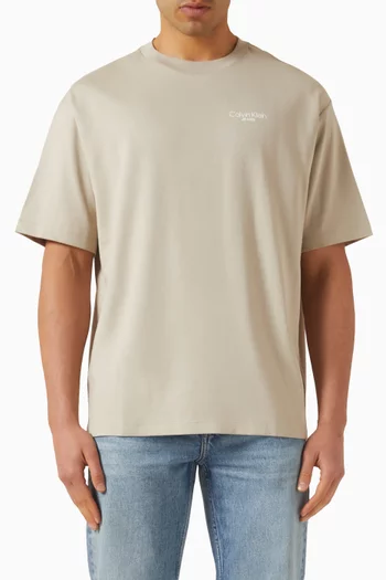 Back Logo T-shirt in Cotton