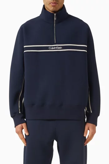 Spacer Relaxed Quarter Zip Sweatshirt