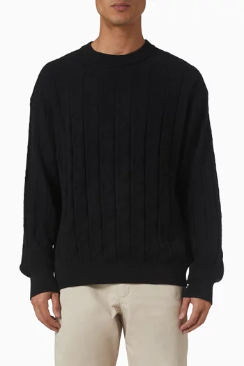 سترة بنقشة قطن