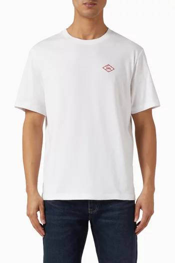 تي شيرت بطبعة قطن