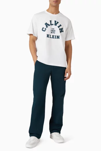 تي شيرت بطبعة قطن