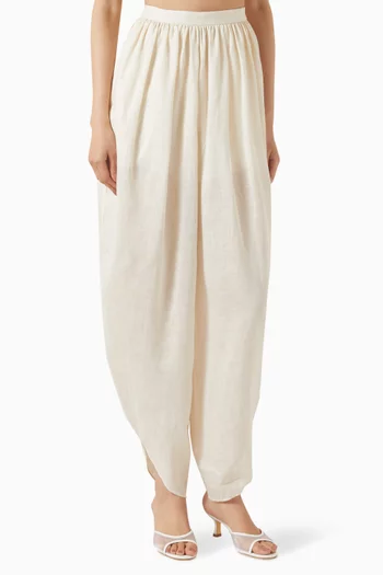 Aion Ballon-fit Pants in Linen