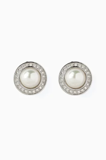 1970s Pearl Clip-on Earrings