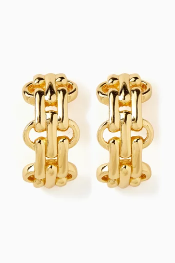 1980s Demi Clip-on Hoop Earrings