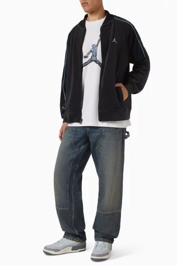 Brooklyn Track Jacket in Velour