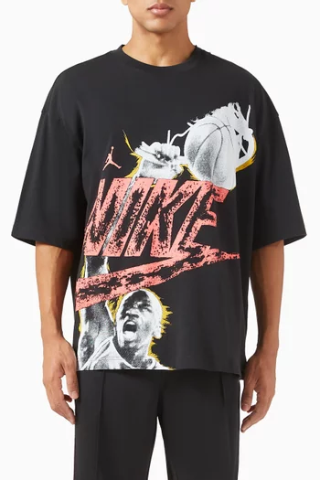 تي شيرت رييشو بقصة فضفاضة قطن