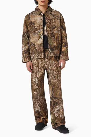 تي شيرت بروكلين بشعار الماركة بنقشة ريالتري قطن