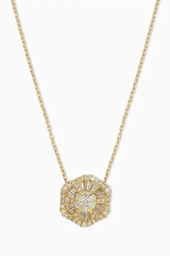 Anya Diamond Pendant Necklace in 18kt Yellow Gold