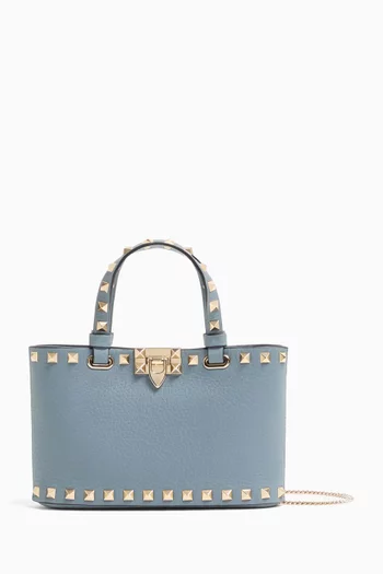Mini Rockstud Bag in Grainy Calfskin