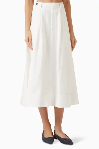 تنورة سارتوريال مطرزة بخرز مونيلي تويل