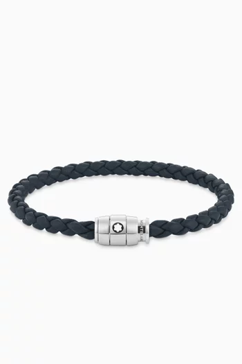 3 Rings Bracelet in Soft Leather