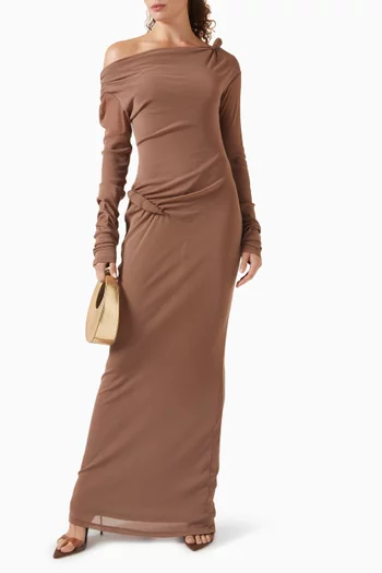 Croissant Asymmetric Dress