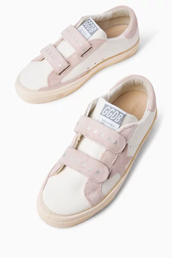 May School Sneakers in Leather & Suede