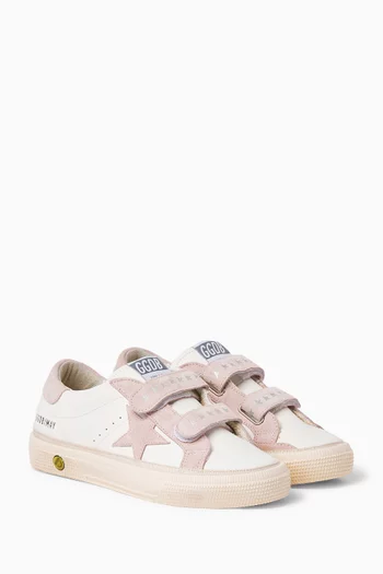 May School Sneakers in Leather & Suede