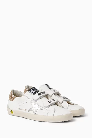 Classic Old School Low-top Sneakers in Leather