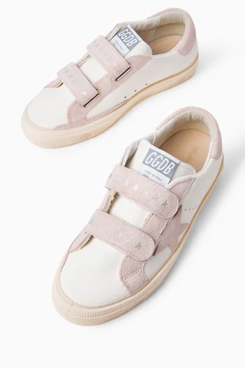 May School Sneakers in Leather & Suede