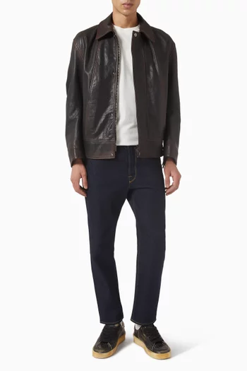 Bomber Jacket in Nappa Leather