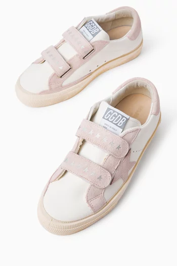 May School Sneakers in Leather & Suede