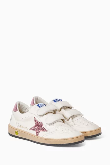 Ball Star Strap Sneakers in Nappa Leather